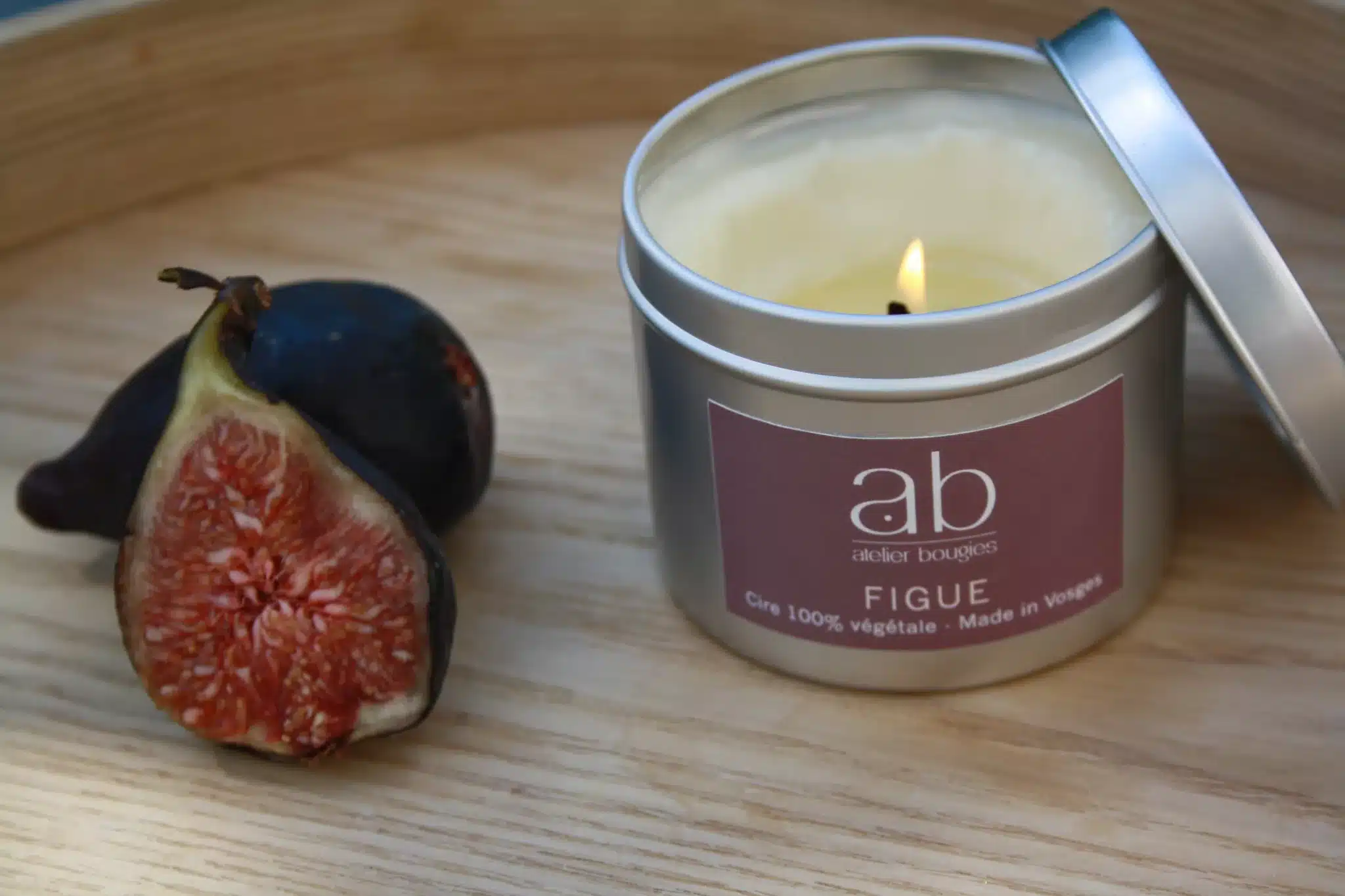 Bougie artisanale parfumée Figue – Image 2