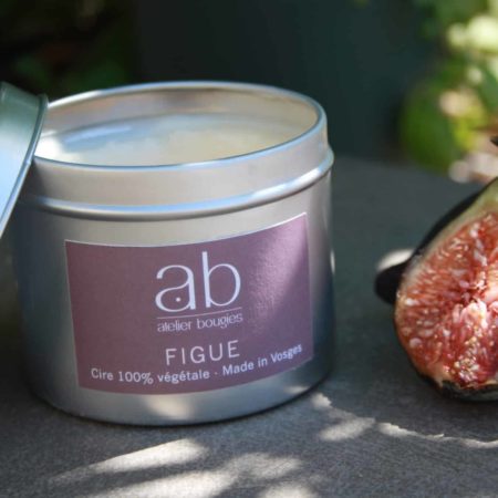 Bougie artisanale parfumée Figue