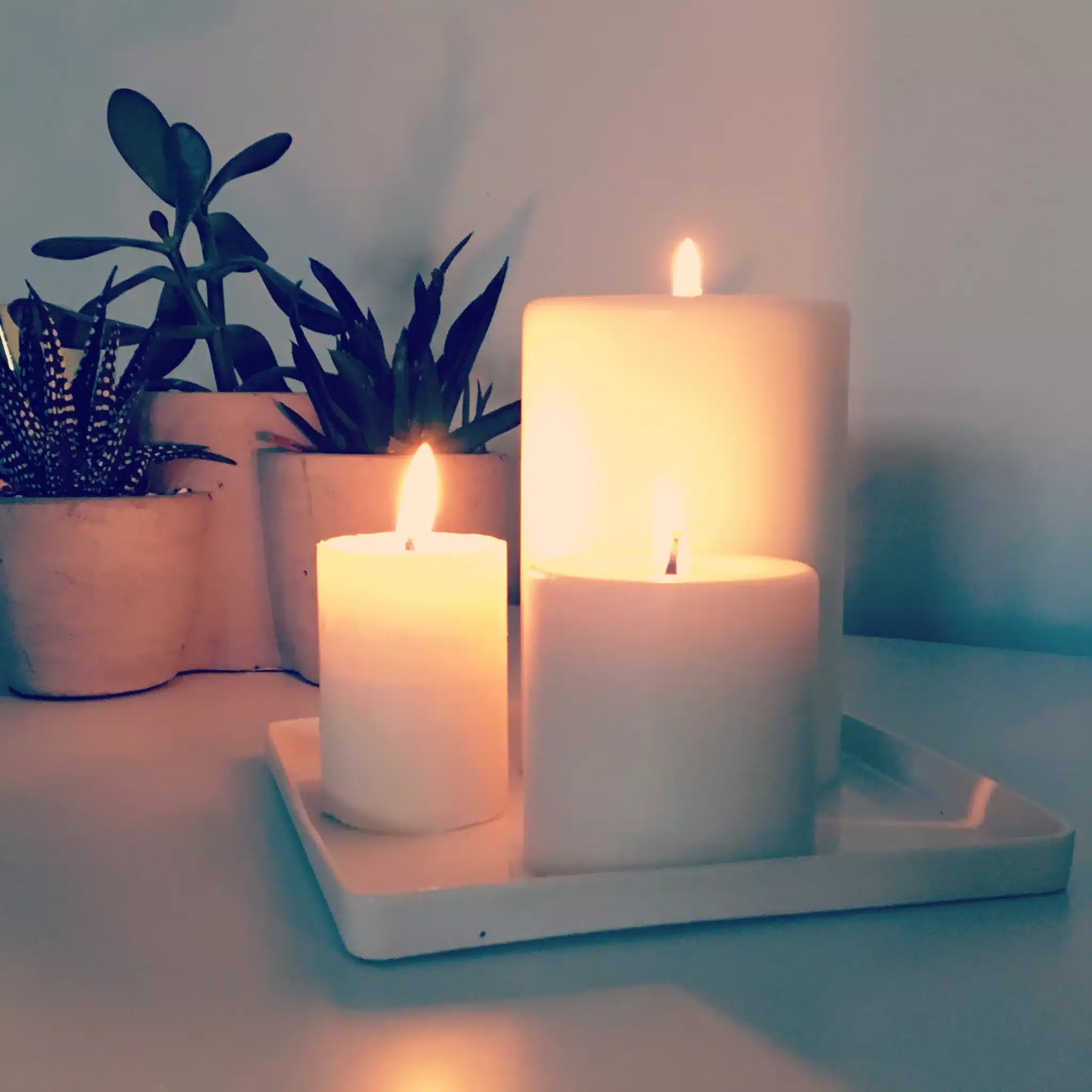 Bougie décorative en cire végétale naturelle – 2 formats – Image 3