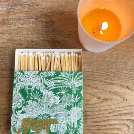Boite 125 allumettes en bois Motif JUNGLE