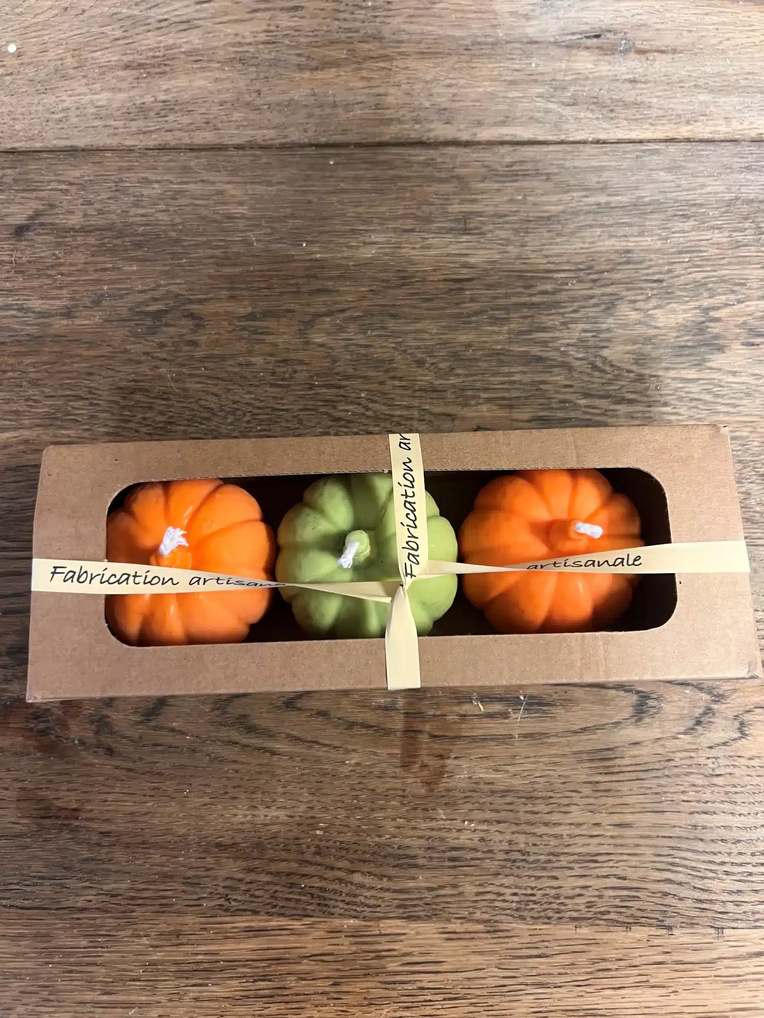 Bougie décorative Citrouille - lot de 3 bougies – Image 2